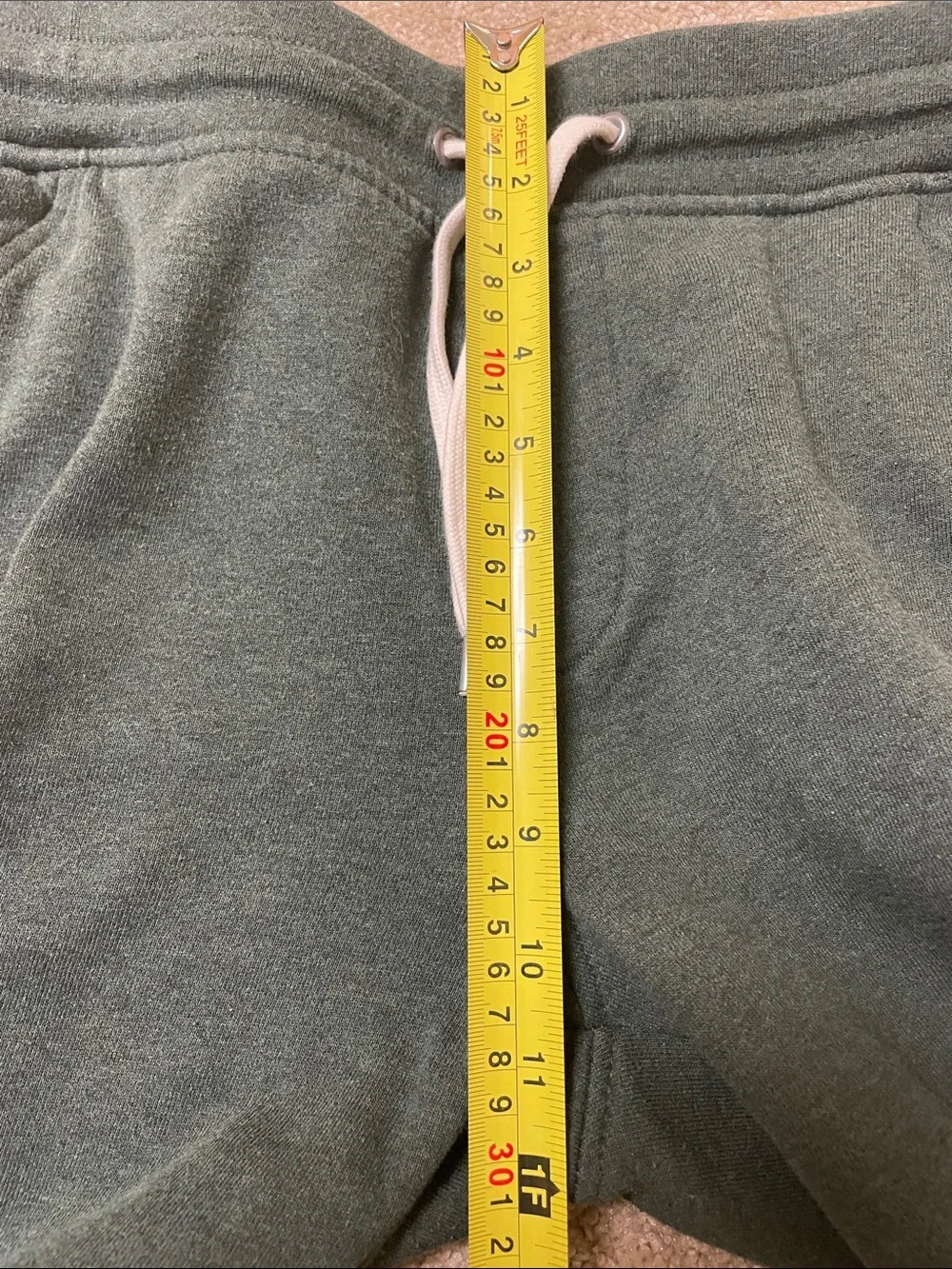 J. Crew Men's Forest Green Fleece-Lined Joggers